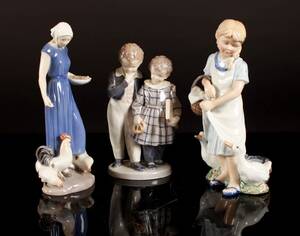 BG samt Royal Copenhagen. Samling figurer 3
