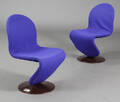 Verner Panton. Par System 1-2-3 spisestole 2