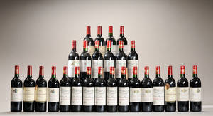 Vinsamling af diverse rødvine fra Bordeaux 26