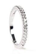Diamonds byfrisenholm. Alliancering, 14 kt. hvidguld, ca. 0.28 ct.
