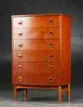 Kommode af teaktræ, 1950erne