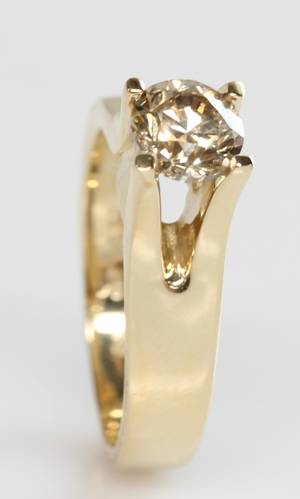 Solitairering, ca. 1.06 ct.