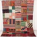 Orientmatta, flatvävd, Patchwork, 247x200 cm