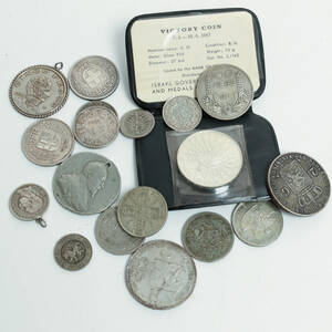 UTLÄNDSKA MYNT MEDALJER, flertal i silver