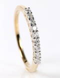 Diamonds by Frisenholm, Alliancering, 14 kt. guld,  0.23 ct 