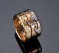 Nina Koppel for Georg Jensen. Fusion ring med brillanter 3