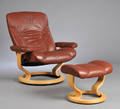 Stressless. Lænestol samt skammel 2