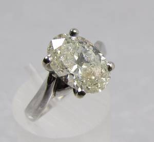 Diamant Solitär Ring ca. 3.08 ct.