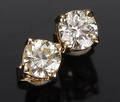 Diamantørestikker ca. 0.55 ct