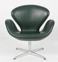 Arne Jacobsen. Svanen lænestol, model 3320. Red label Denne vare er sat til omsalg under nyt varenummer 4946186