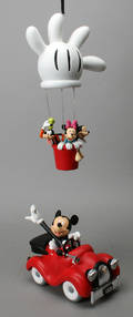 Walt Disney dekorationsfigurer. Mickey, Minnie og Fedtmule 2