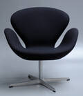 Arne Jacobsen. Svanen med sort uld, model 3320, år 2014
