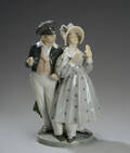 Royal Copenhagen. Figur af porcelæn, Hans og Trine, nr. 1783