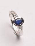 Anytime Ring med safir og brillanter