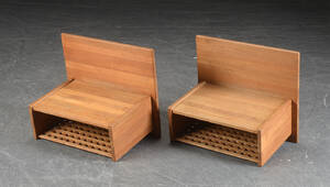 Trip Trap. Et par sengeborde af teaktræ 2