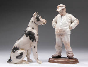 BG. To figurer af porcelæn. 2