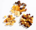 Samling rav perler m.m. ca. 188 gram