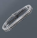 Brillant tennisarmbånd af 18 kt. hvidguld, i alt 1.90 ct. G-HVS-SI  Denne vare er sat til omsalg under nyt varenummer 4922922