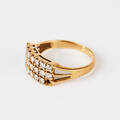 Ring 18 k guld diamanter