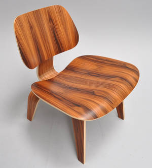 Charles Eames. LCW Plywood Chair i palisander