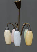 Dansk lampeproducent Pendel - 5 farver glas