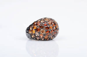 Ring med zirconer