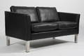 Stouby Model ACE, to-pers. læder sofa i anilin læder