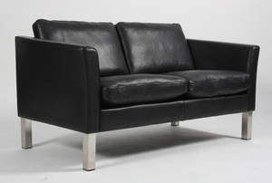 Stouby Model ACE, to-pers. læder sofa i anilin læder