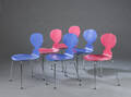 Arne Jacobsen. Sæt på seks myrestole 6
