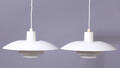 Poul Henningsen. Par PH4 pendler, hvide 2 