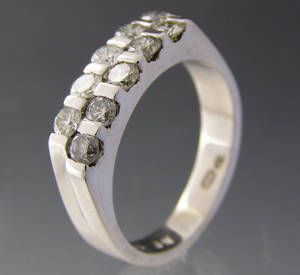 Alliance ring ca. 0.90 ct.