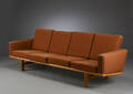 Hans J. Wegner. Fire-pers. sofa, eg, model GE-2364