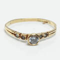 RING, Guld 18k, 0.8g