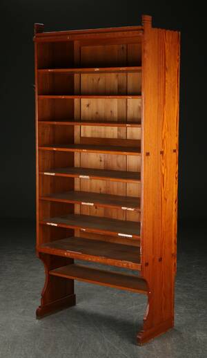 Martin Nyrop. Reol tegnet til Københavns Rådhus