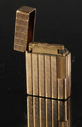 S.T. Dupont lighter, gulddoublé  