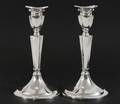 Ljusstakar ett par, silver, 1900-tal