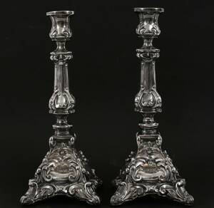 Ljusstakar ett par, omkring år 1900