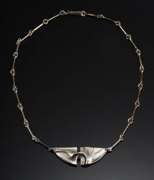 Lapponia. Vintage halscolie i sterlingsølv 925. Fra 1979