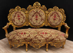 Soffa, Louis XV-stil.