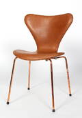 Arne Jacobsen. Fuldpolstret 3107, Anilin læder. Denne vare er sat til omsalg under nyt varenummer 4903418