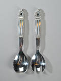 Georg Jensen. Kongemønster. Salatsæt
