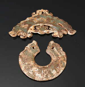 To ornamenter af Jade, Kina 2