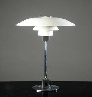 Poul Henningsen. PH 4  3 bordlampe