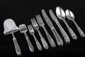 Georg Jensen. Mitra bestik af stål 58