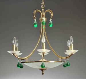 Lysekrone med prismer