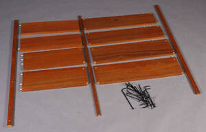 Poul Cadovius. Hjørnebogreol, teaktræ