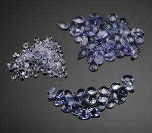 samling tansanit ca 17.6 ct