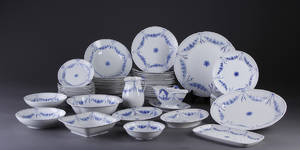 Empire kaffe- og teservicedele af porcelæn, Bing  Grøndahl, I.-II. sort. 56