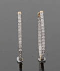 9K Diamond Earrings approx. 0.42ct 2