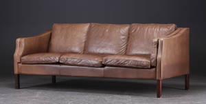 Stouby. Trepers. sofa, læder